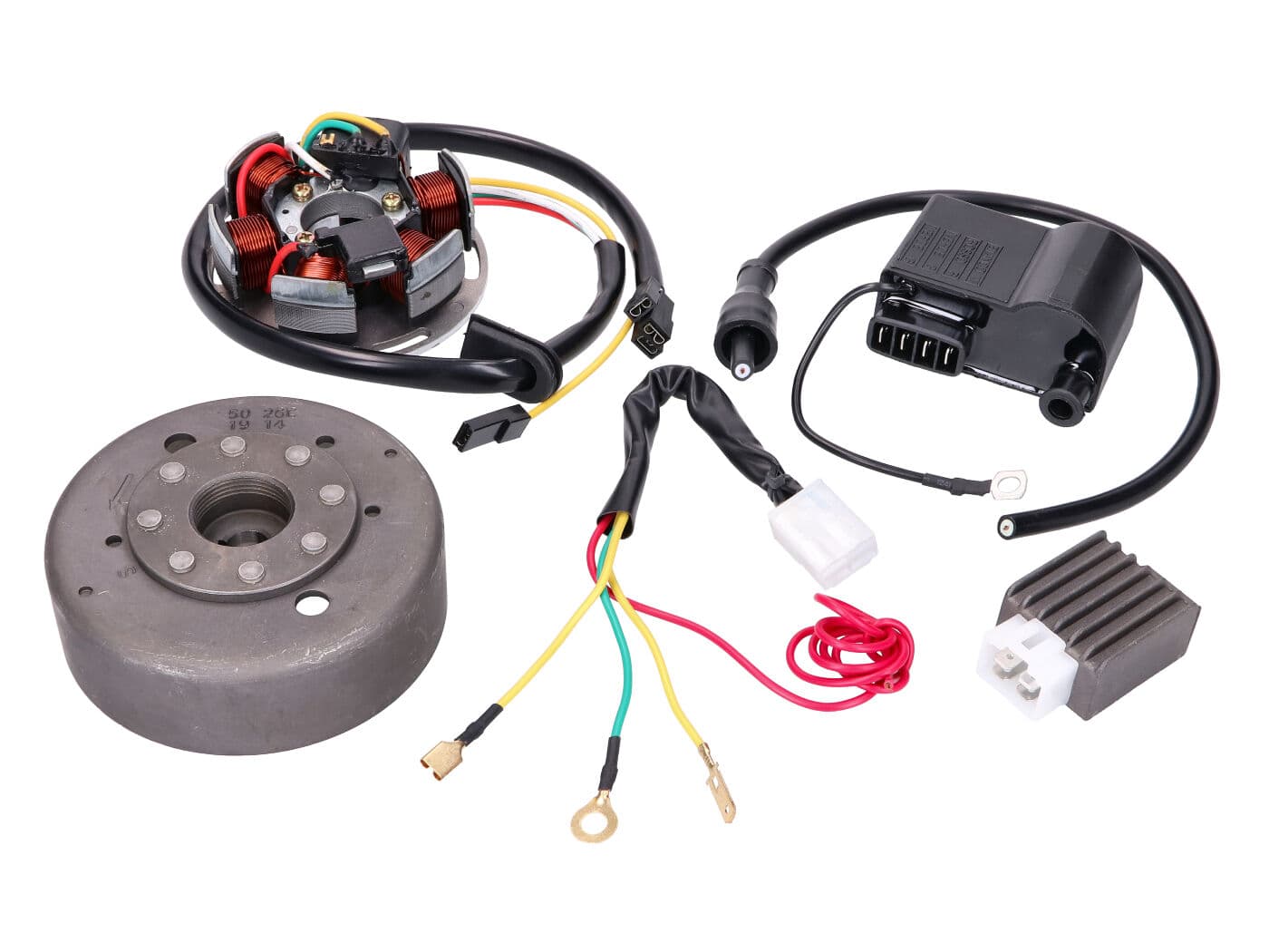 101 Octane Kompletní zapalování 12V Elektronik pro Kreidler, Sachs, Zündapp mopedy