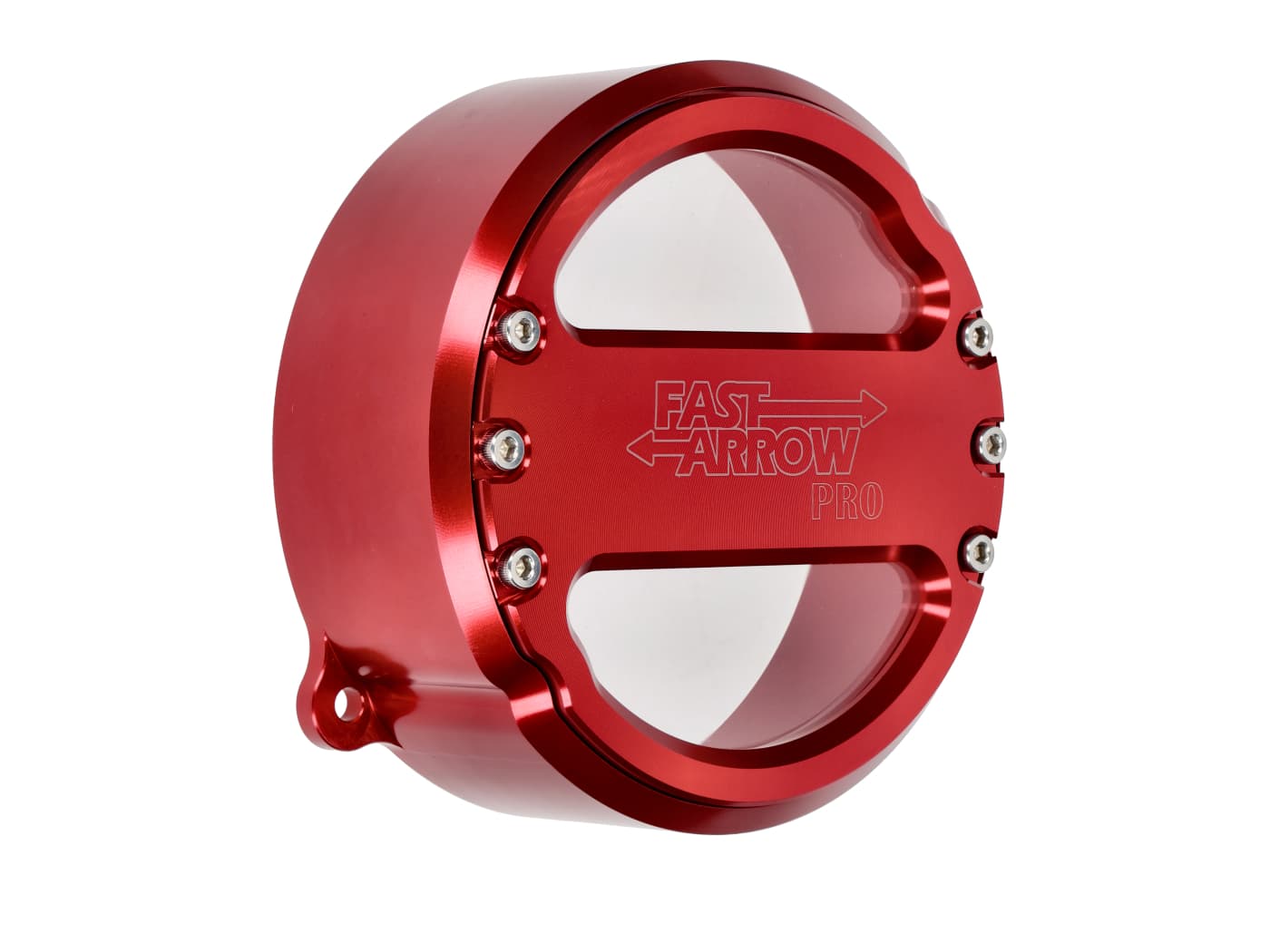 Fast Arrow CNC Flywheel Cover (Red) for Puch Maxi