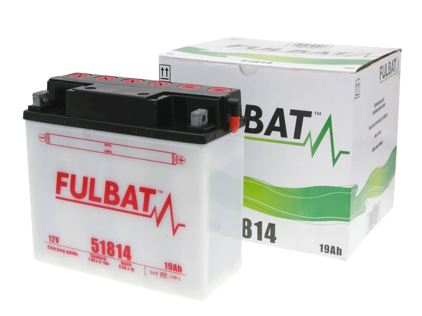 Baterie Fulbat 51814, včetně kyseliny