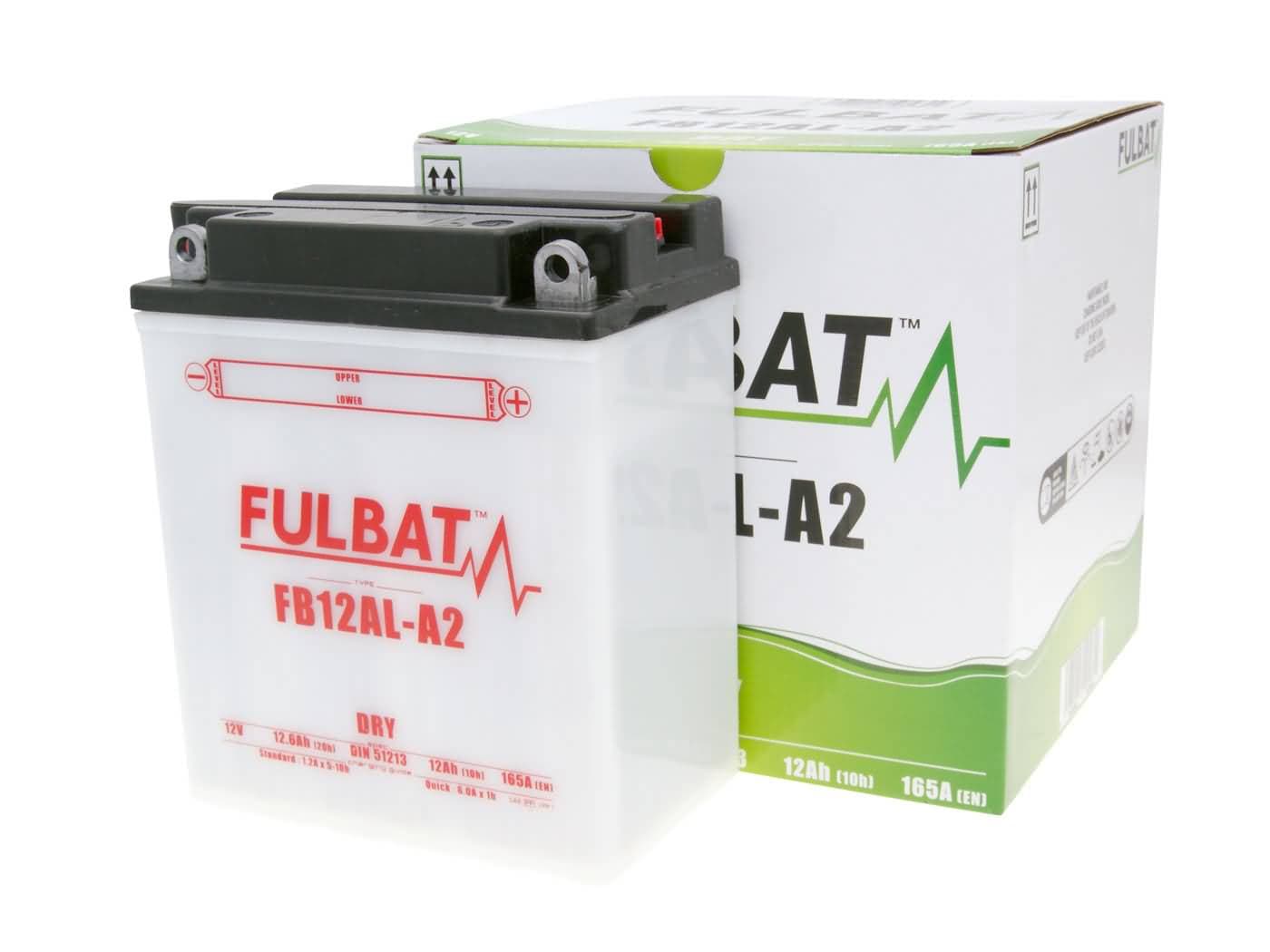 Baterie Fulbat FB12AL-A2, včetně kyseliny