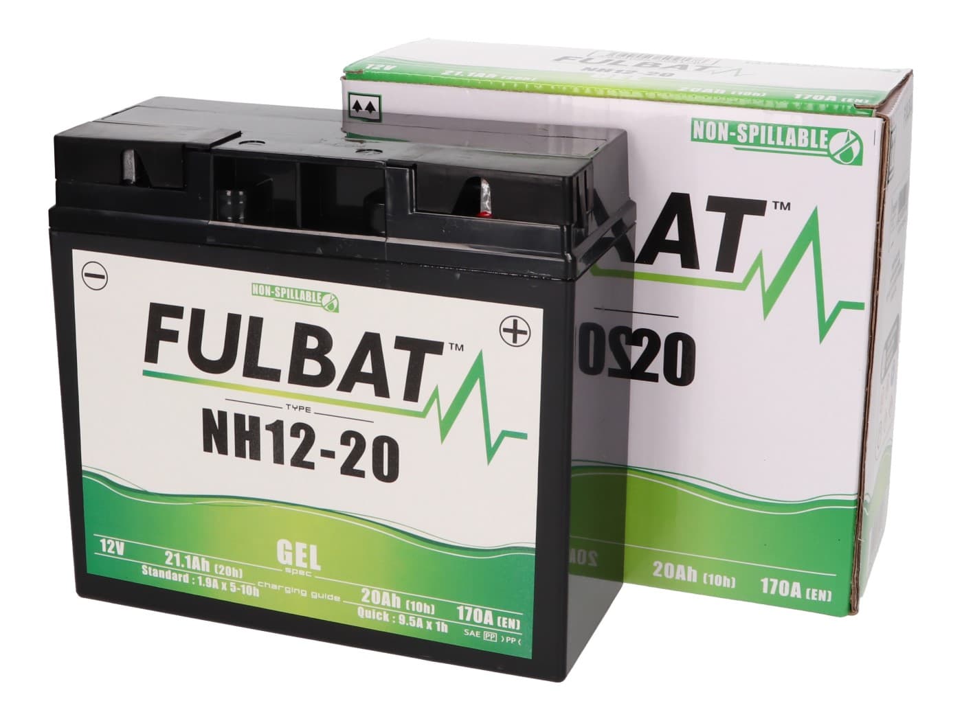 Baterie Fulbat NH12-20, NH12-18 gelová, pro malotraktory