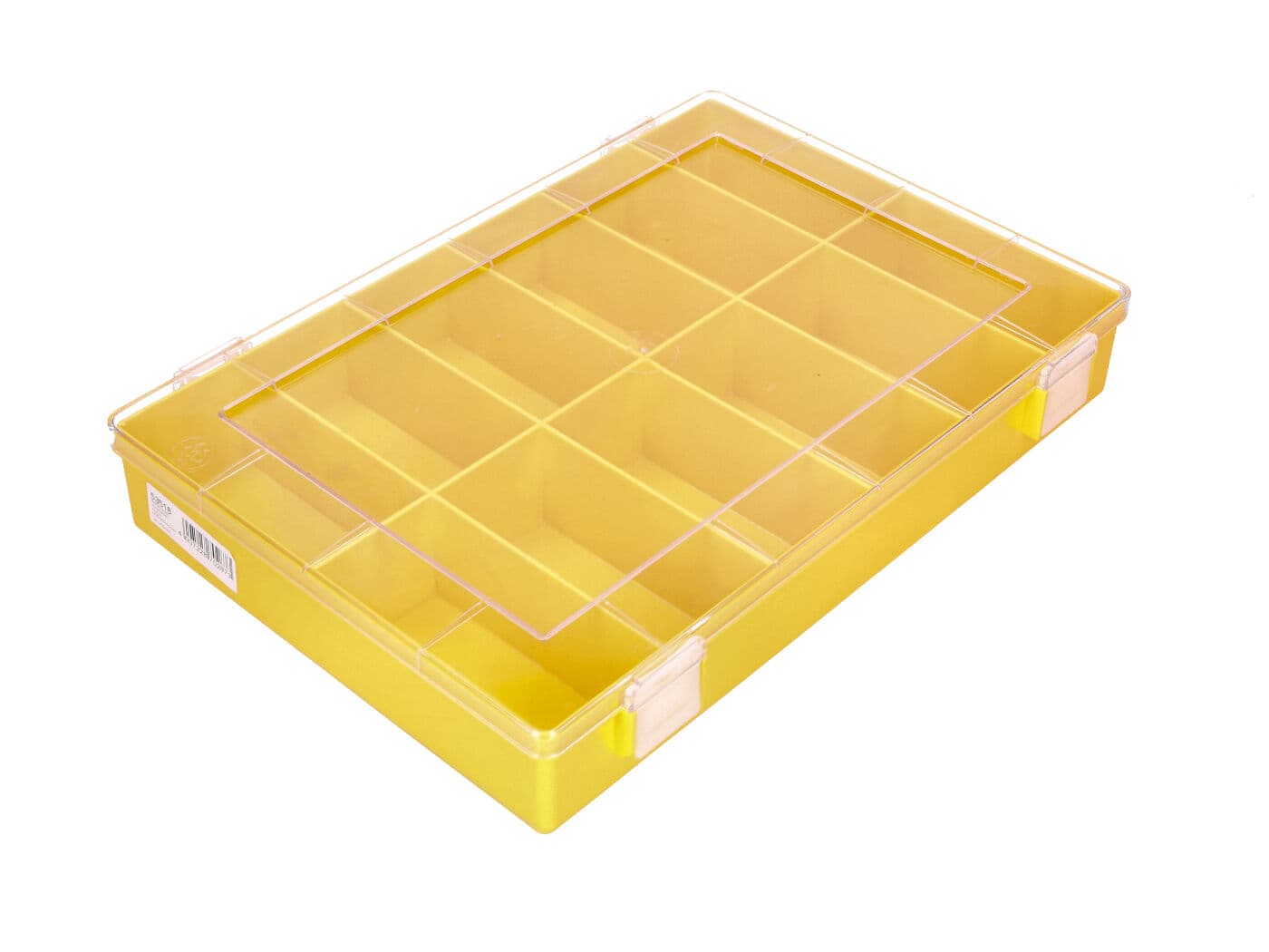 Hünersdorff Třídicí box Hünersdorff, Classic (225x335x55mm) 12 přihrádek, žlutá, polystyren