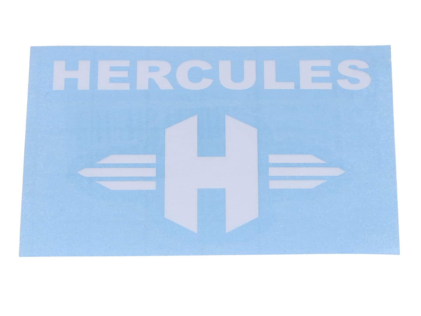 MOGA Samolepka s nápisy, dekor rámu, bílá pro Hercules Prima M, Optima, P, MF, HR