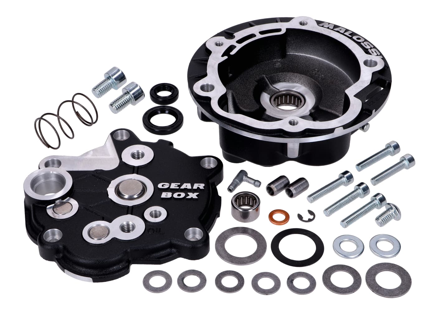 Gearbox housing rear hub Malossi for Piaggio Boss, Bravo, Ciao, Grillo, Sì, Superbravo
