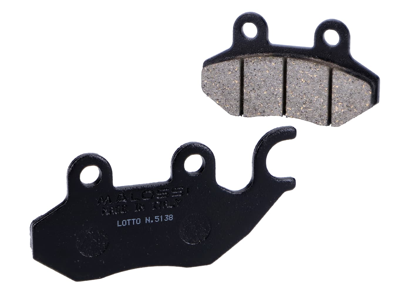 Malossi organic brake pads for Peugeot, SYM, Lambretta Euro3, Euro4, Euro5