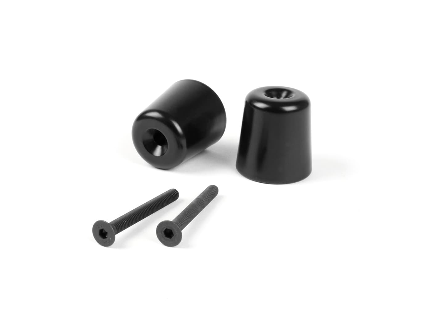 handlebar end weights set vibration damper Moto Nostra 282g matt black for Vespa GT, GTL 125-200, GTS 125-300, GTV 125-300, Nexus 125-500, Piaggio Beverly 125-500