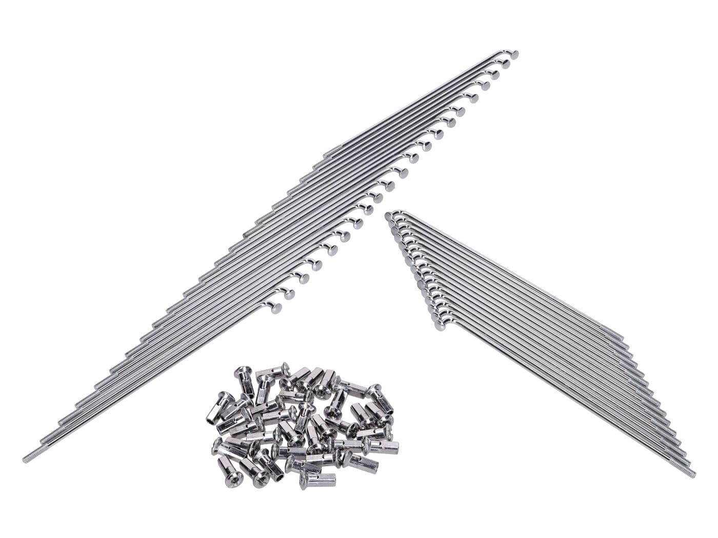 Schmitt Sada drátů 16 palců chrom pro Simson S50, S51, S70, S53, S83 Enduro