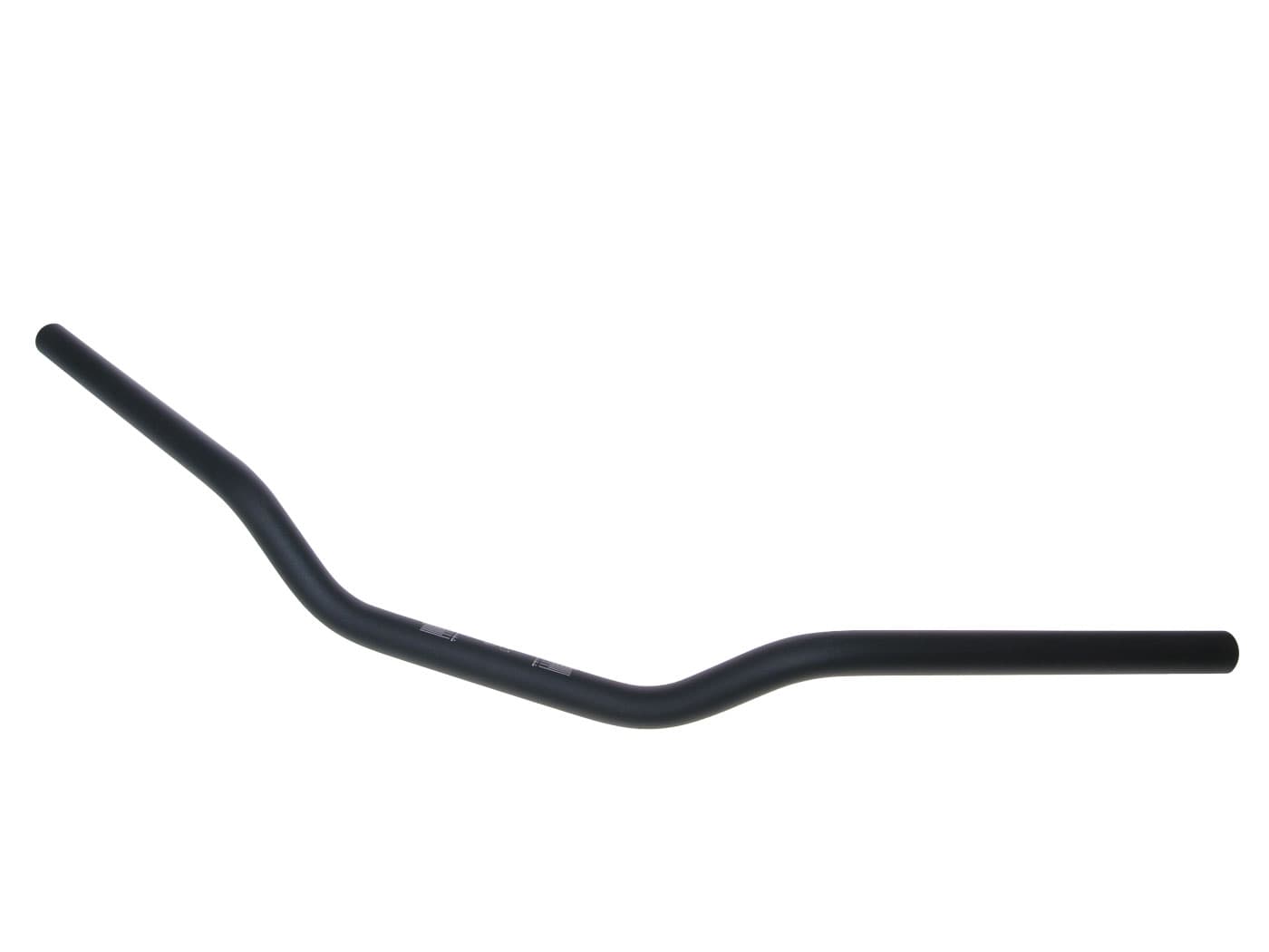 Vparts Řídítka classic alu černá mat 22mm - 730mm
