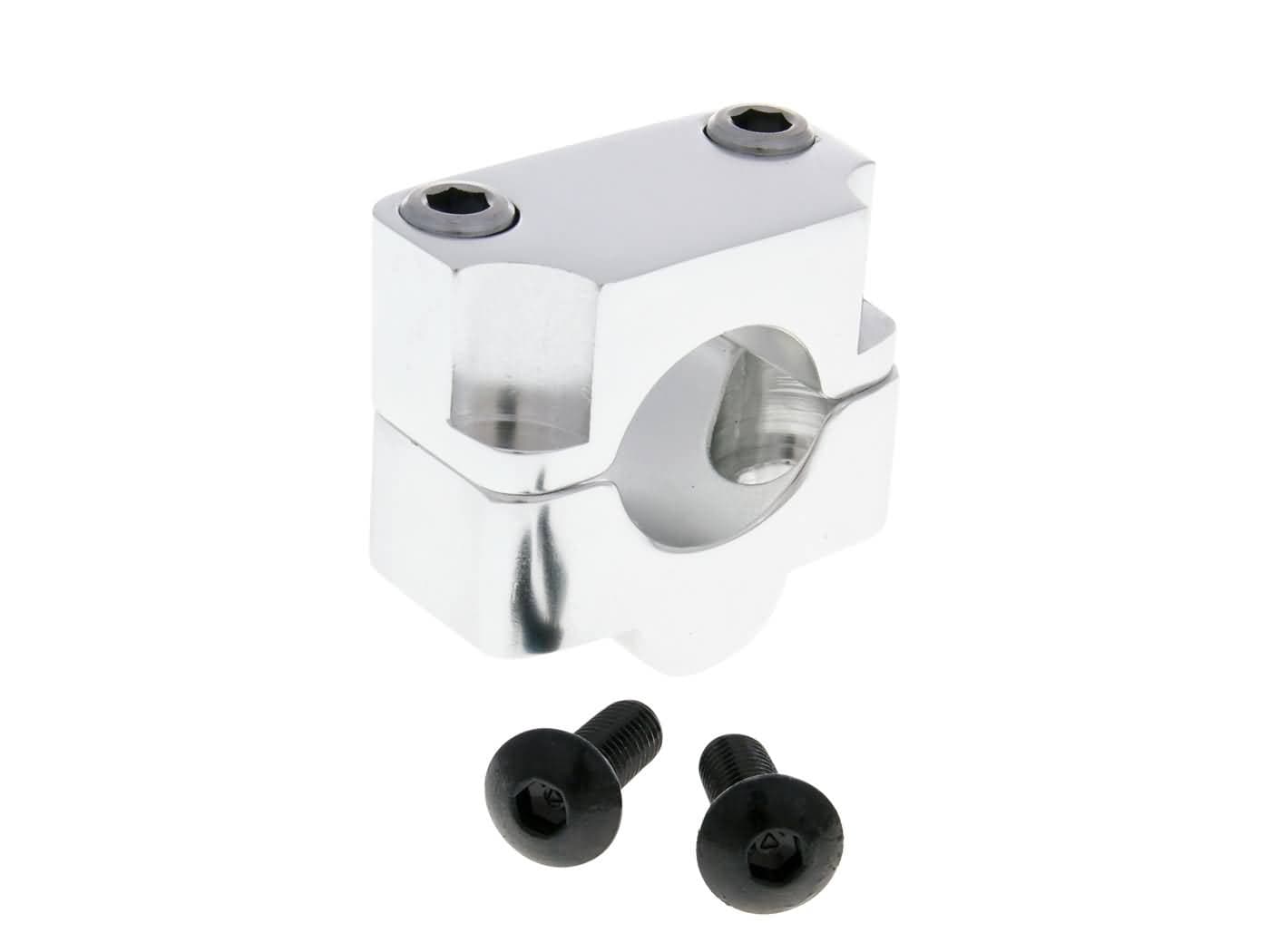 Vparts Objímka na řidítka z 22mm na 28,6mm stříbrná