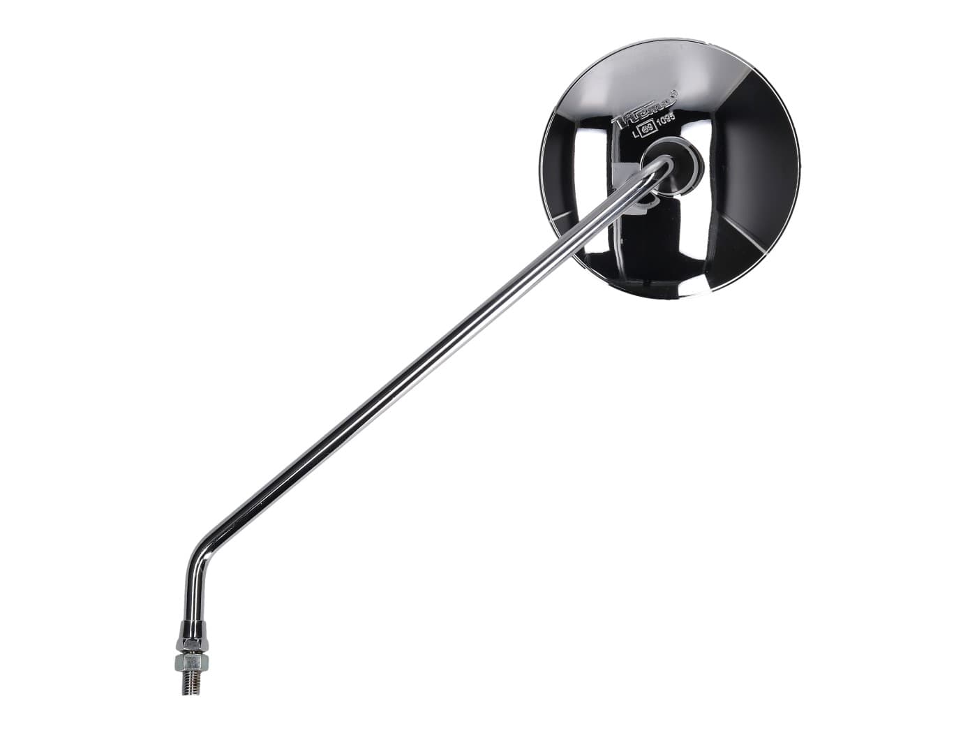 Vparts Zrcátko levé M10 chrom, Vespa Classic, LML Star