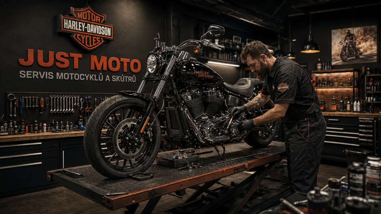 Servis motocyklu Harley-Davidson v Praze – oprava a údržba