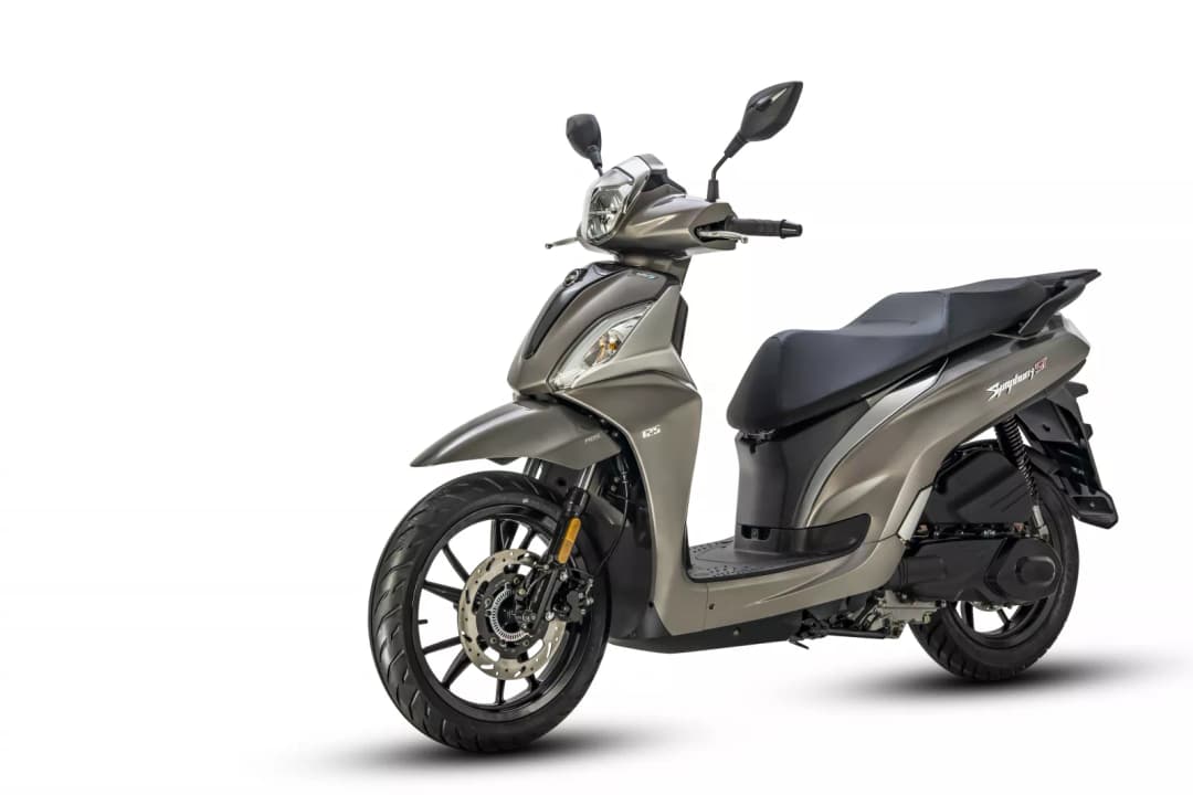 SYM Symphony ST 125i AC – HNĚDÁ - Skútr s CBS a LED